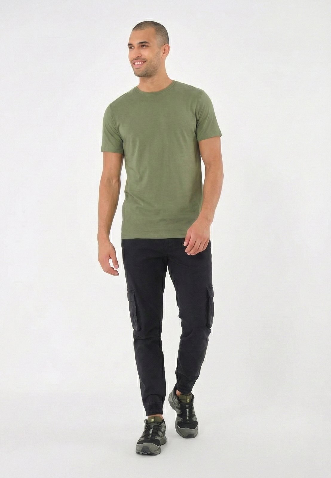 Camiseta Cotton Verde Oliva - Imagem 2