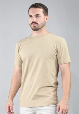 Camiseta Cotton Bege