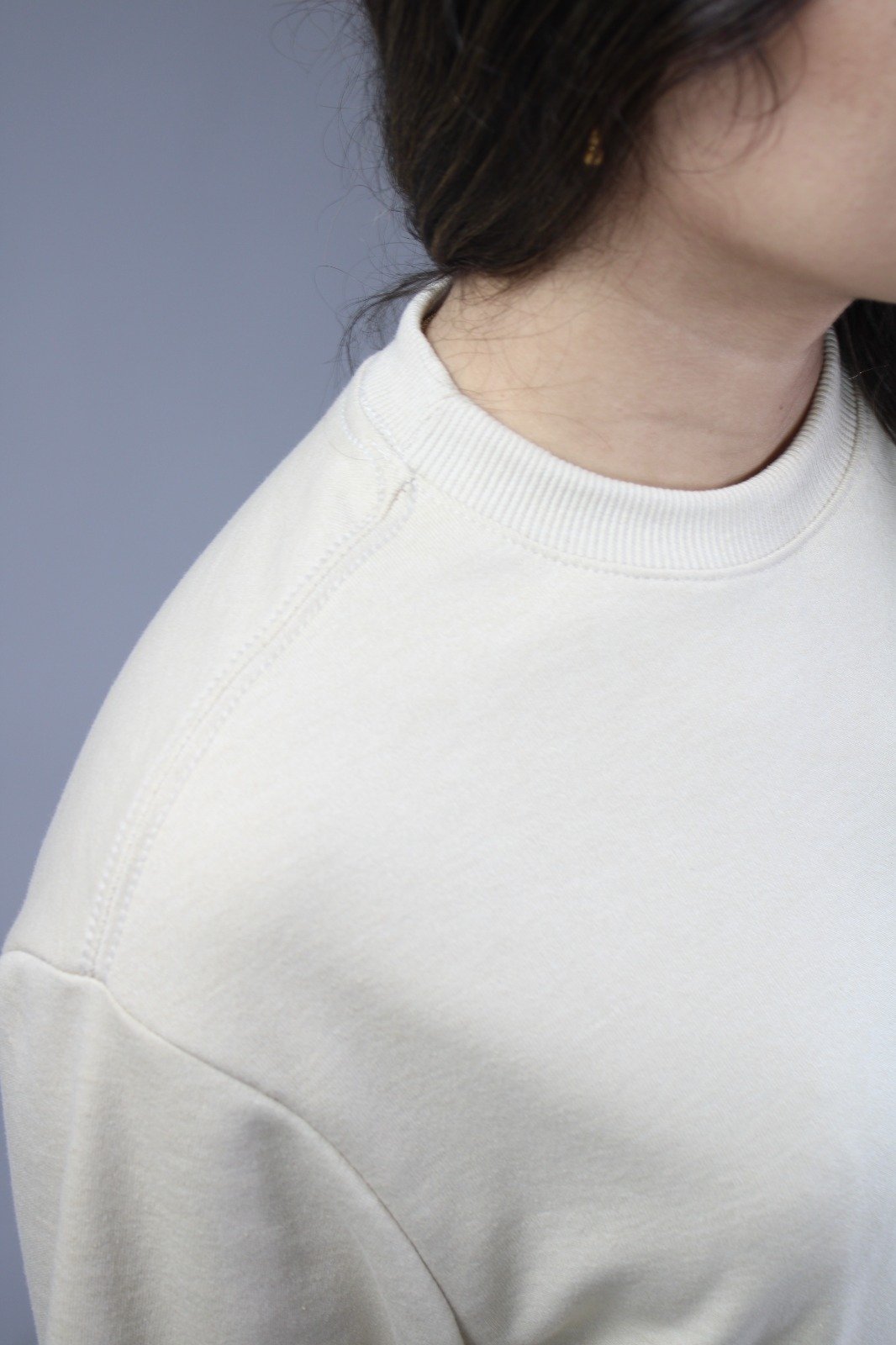 Oversized Suedine Masc Bege - Imagem 2