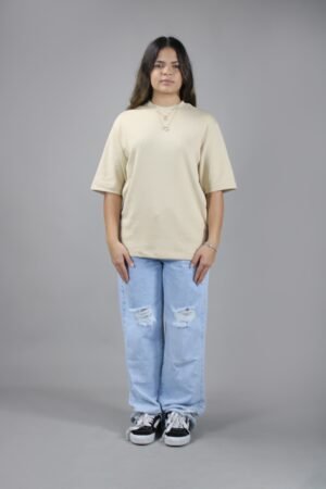 Oversized Suedine Masc Bege